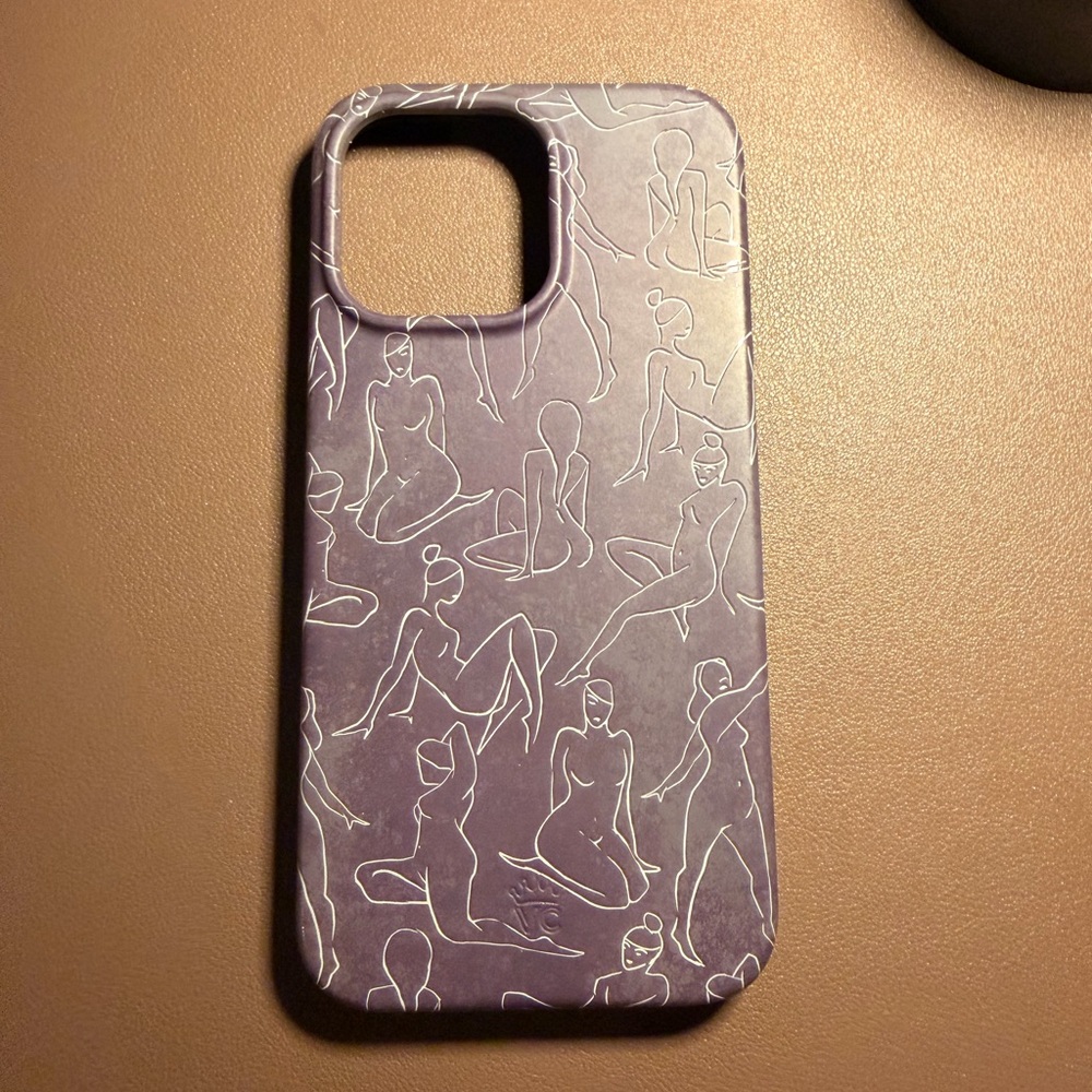 Velvet Caviar Purple/Grey Female iPhone Case